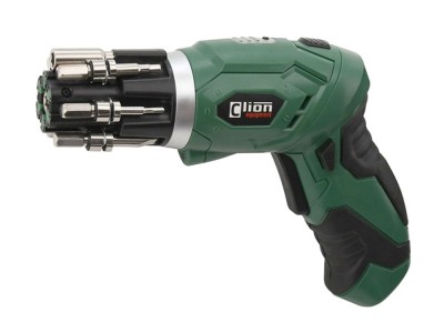 Cordless screwdriver with attachments C-LION 3.6V plastic box