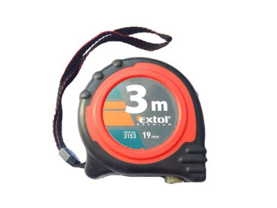 Tape measure 3 m x 19 mm Extol Premium