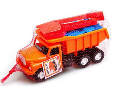 Children's plastic toy Tatra T148 orange 30 cm set