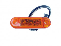 Pozičné svetlo 3 LED 65x19 mm oranžové SERTPLAS