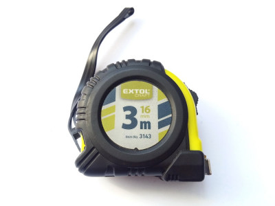 Tape measure 3 m x 16 mm Extol Craft