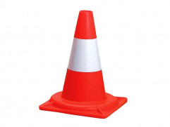 Traffic cone hard PE 30 cm