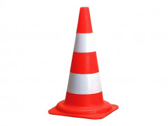 Traffic cone hard PE 50 cm