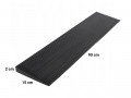 Rubber Treshold Ramp, black 90x15/2 cm